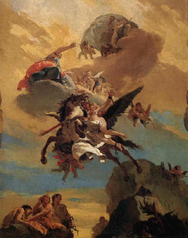 Giovanni Battista Tiepolo Perseus and andromeda Germany oil painting art